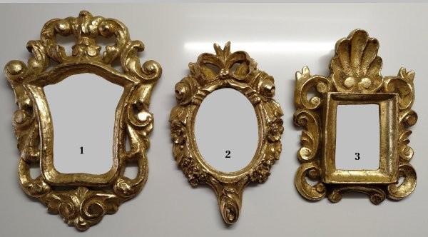 Handcrafted antique mirror inspired by authentic 18th & 19th century models